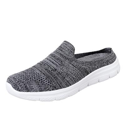 Fashion Women's Solid Color Breathable Non-slip Half Slippers Spring and Summer New Casual Sports Shoes Walking Light Flat Women's Shoes