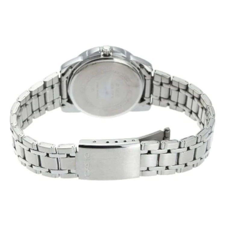 Casio 50M Water Resistant Quartz Movement Stainless Steel Strap Watch Pink Dial Women Watches LTP-1314D-5AVDF