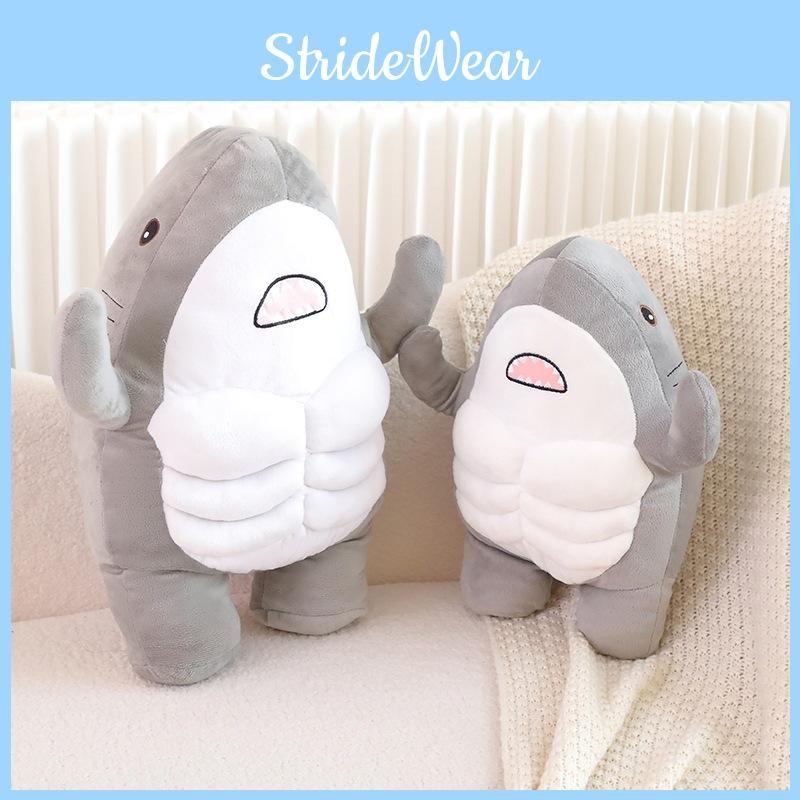 Shark Funny Plush Toy Durable Material Child Gift Home Bedroom Doll Decoration