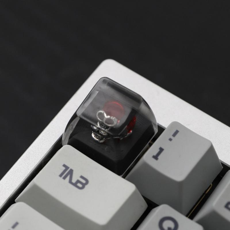 Artisans Dark Series Resins Keycaps With Glowing Effect AntiWear Key Top For Mechanical Keyboards