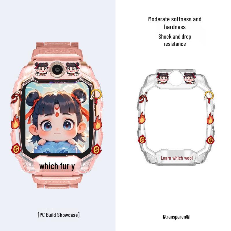 Nezha Ao Bing Transparent Cartoon Protective Case for Xiaotiancai Phone Watch Z11/Z10/Z9/Z8A