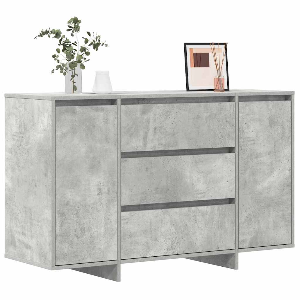 Sideboard Concrete Grey 120 x 41 x 75 cm Particleboard