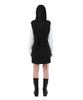 Catharsis Contrast Corset Collar Dress Black One Size