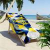 Leeds United FC Print Beach Towel, Large Soft Quick Dry Towel for Beach Camping Swimming