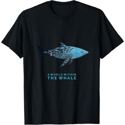 Wal mit Unterwasserwelt T-Shirt