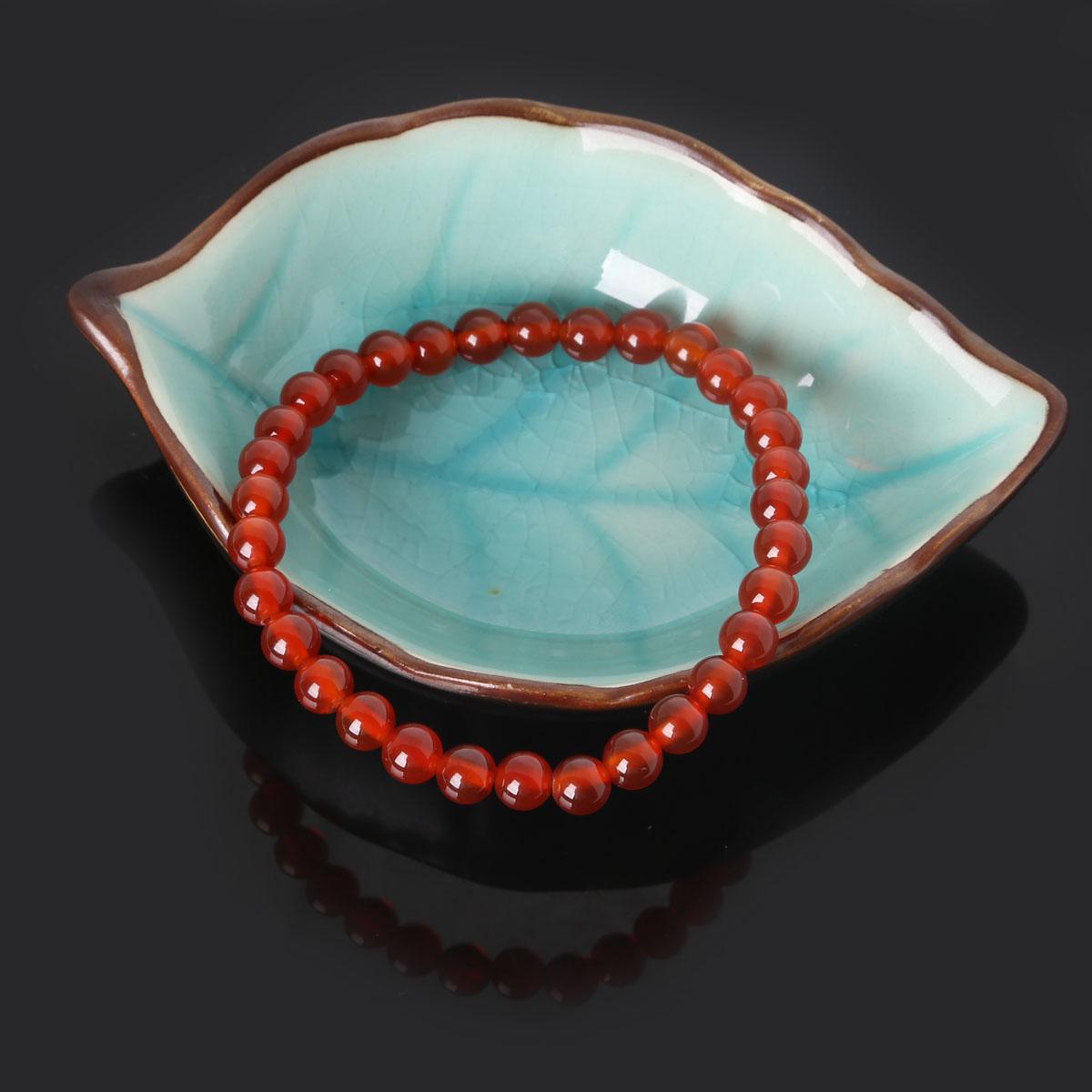 

Модный браслет из натурального камня 6 мм для женщин и мужчин Amythests, бирюзовый агат, браслеты из бисера, браслеты Number 2