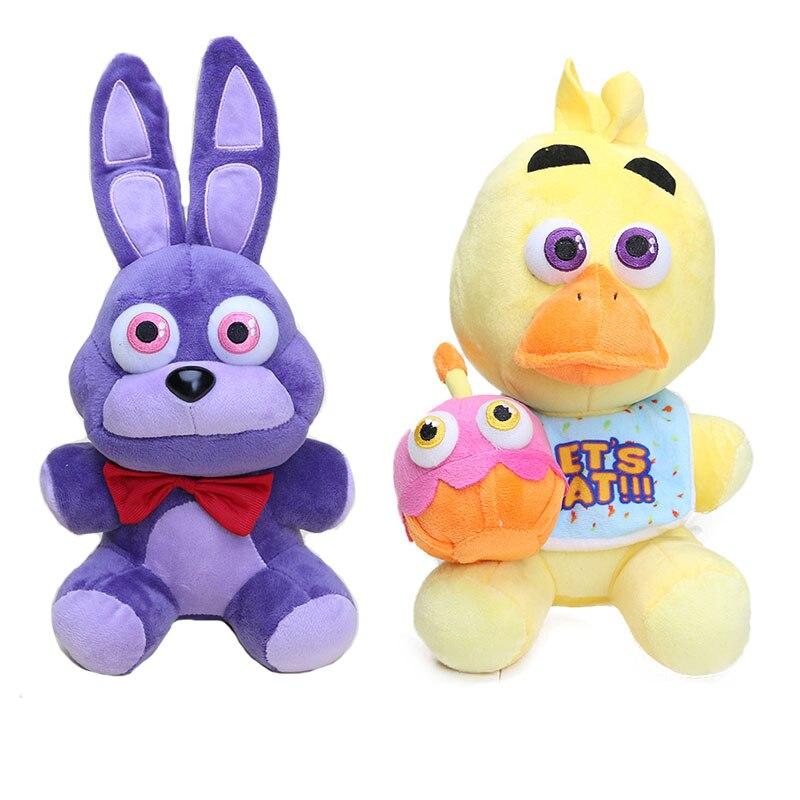 Set Di Peluche Five Nights At Freddy's (FNAF) - 7 Pollici (18 Cm) - Morbide Bambole Di Pezza Con Bonnie, Chica, Foxy, Freddy E Altri - Regalo Per Fan E Collezionisti