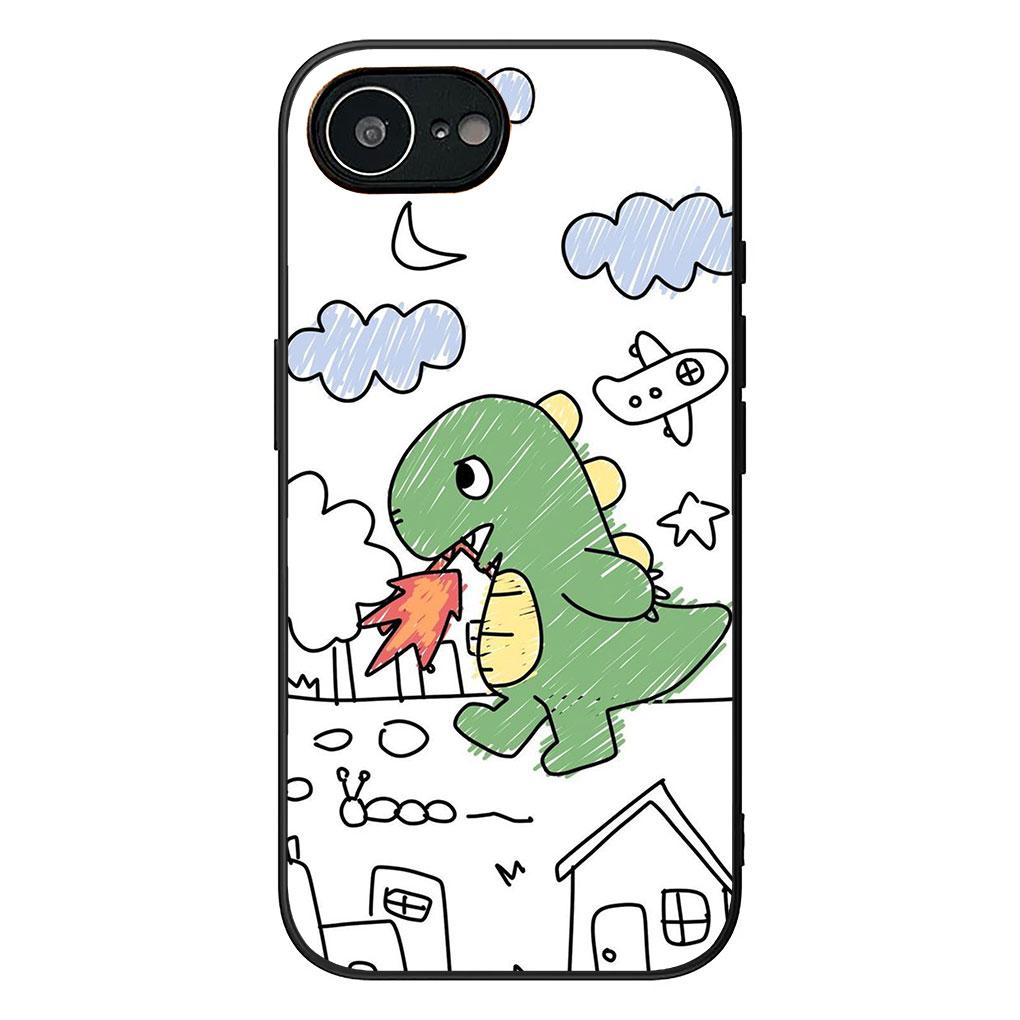 Soft Phone Cover for Xiaomi Redmi 15 9A 9C NFC 7A 9T Note 9 8 7 8T 15c A5 Case Anime Dinosaurs Cute Casing