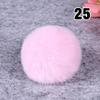 20PCS Imitation Rabbit Fur Ball Handmade Clothing Bag Decoration Artificial Fluffy Soft Pompons Colorful Balls for DIY Keychain