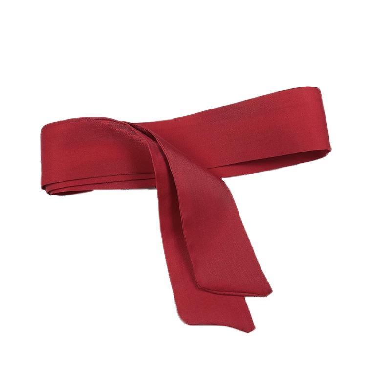 Shimmer Waist Belt Sash Scarf Lace up Ribbon Accessory