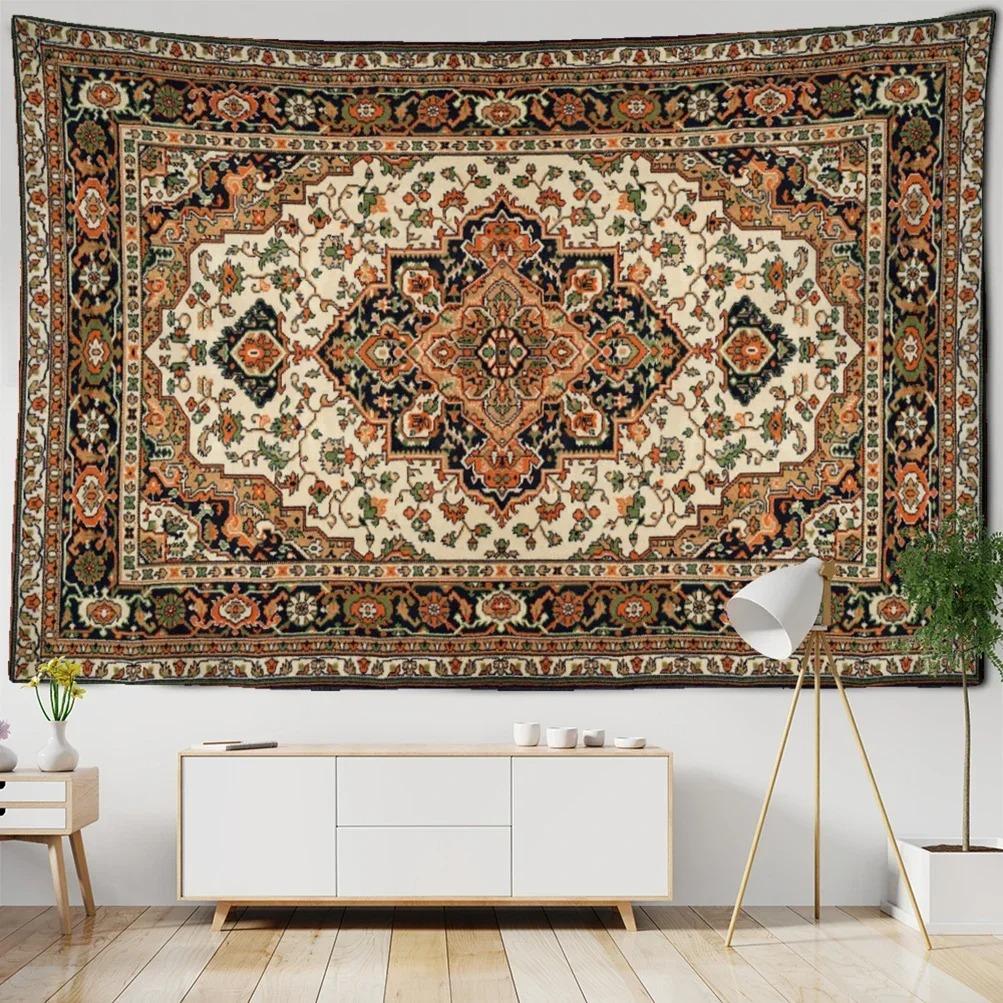 Bohemian Style Hippie Tapizzie Art Aesthetic Living Room Home Decor Vintage Illustration Tapestry Wall Hanging