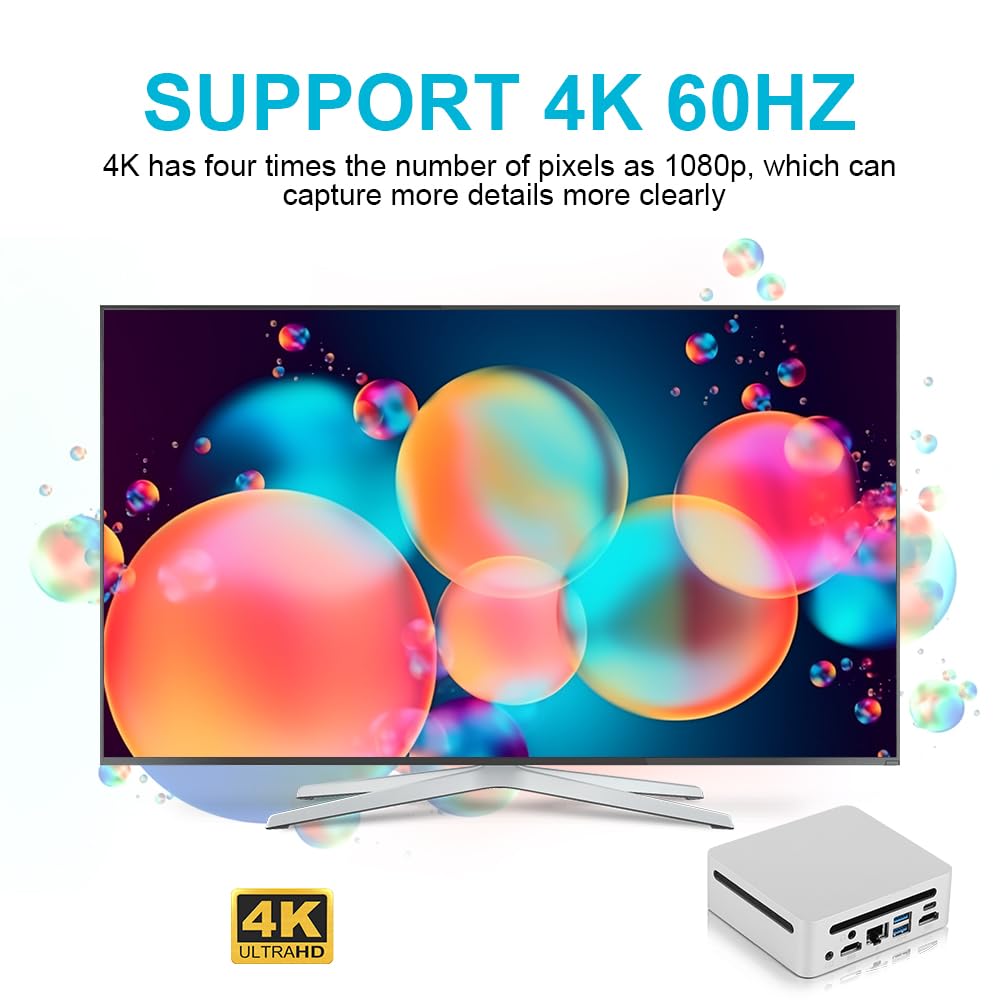 SZBOX Mini Windows 11 AMD Ryzen 7 5800H To 64GB 1TB PCIE 3200MHz Super HD Game 4 2 HDMI Triple Display 2000MHz WiFi BT RJ45 LAN Mini Computer PC, Pro,