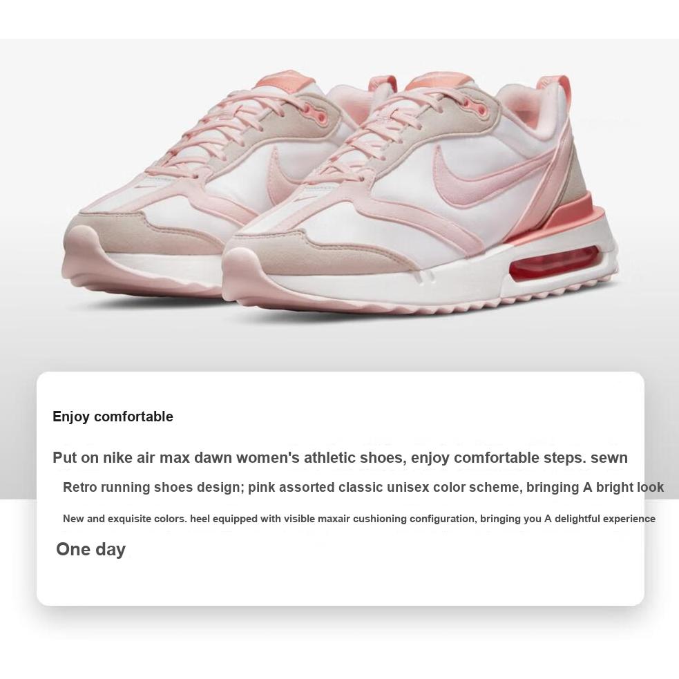 Nike Air Max Dawn Summit White Atmosphere Dames Sneakers Pink Fossil-Stone DR7875-100