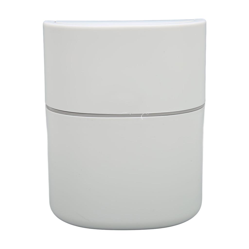 Desktop Garbage Can Button Flip Cover Reduce Odor Trash Debris Collector Can 2L Capacity