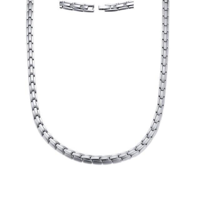 

Женское колье-колье из нержавеющей стали, биосиловые магнитные ожерелья, повседневные женские украшения 50cm