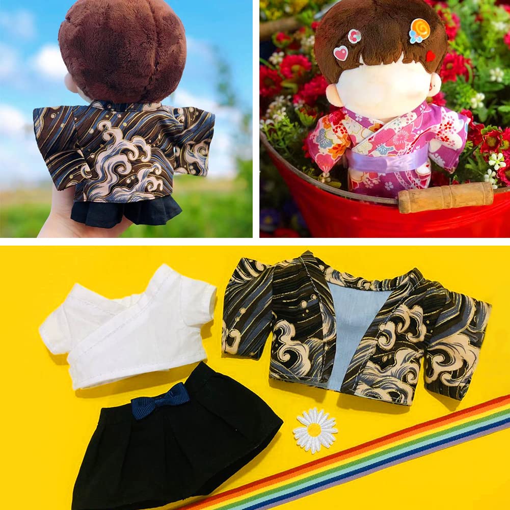YUYAKESHI Doll Cotton Doll Clothes Doll Clothes Change of Clothes Japanese Clothes 20cm For Plush Toys Cute Shirt Accessories Top Plush Toy Apparel