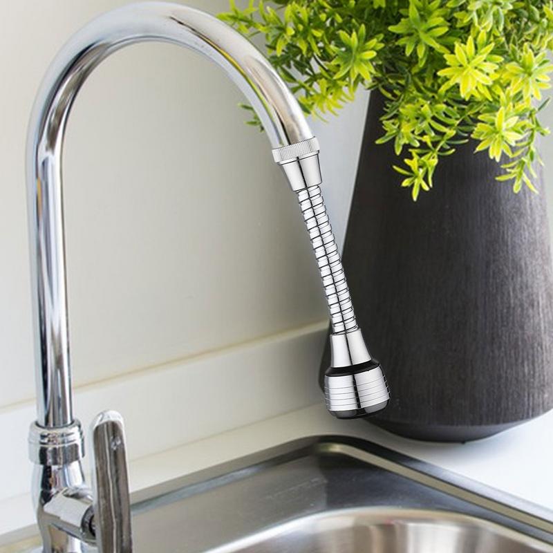 Wasserhahn-Verlängerungsrohr Wasserhahn-Sprüher-Verlängerungsgerät Mit 360-Grad-Drehung Spülbecken-Wasserhahn-Verlängerer Wasserhahn-Verlängerungsgerät Wasserhahn