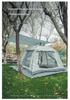 Waterproof Camping Tent Ground Mat with Sunshade & Four-Corner Webbing