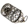European Retro Vintage Candle Holder Metal Hanging Candle Lantern  Outdoor Terrace