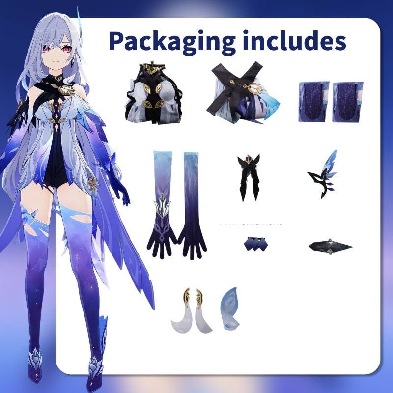 

Скирк Импакт Геншин Косплей Игра Ролевая Игра Костюмы для Выступлений Праздничные Костюмы XS