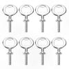 8-Piece Metal Bottle Opener Set for DIY Crafting and Home Use