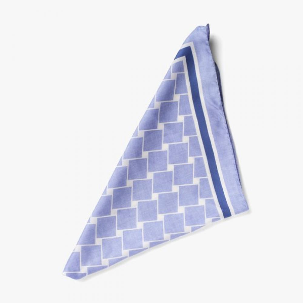 Gierre Milano Cube Silk Bandana Light Blue Gre1m80007a84 LIGHT BLUE (LIGHT BLUE)/FREE