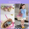 Kids Grass Weave Handheld Bag With Breathable Design For Toddler Travel And Daily Use