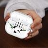 Cartoon Cute Panda Case For Samsung Galaxy Buds 3 FE 2 4Pro 3Pro 2Pro 4 Pro Live Clear Earphone Cases Cover With Hook