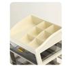 with Drawer Desktop Drawer Storage Box Plastic Drawer Box Creative Cosmetic Storage Box  Stationery