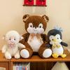 Penguin Bear Sheep Plush Toy Cartoon Stuffed Animal Doll Ornament Xmas Kids Gift