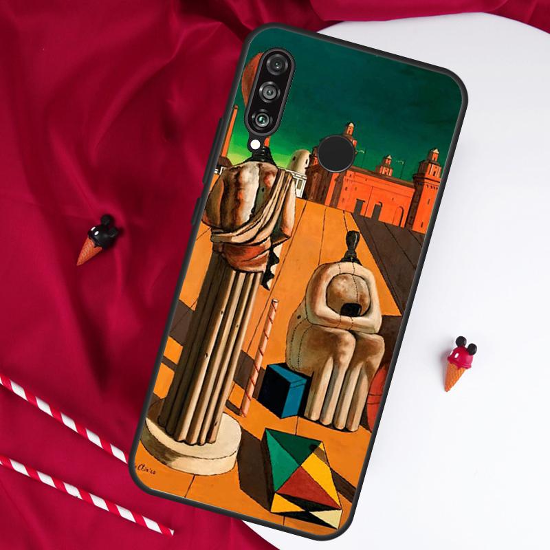 Giorgio De Chirico Art For Huawei Nova 5T 9 10 SE 7i 8i 11i 12i Y73 Y90 Y70 Y72 Y61 Y91 Y60 P20 P40 P30 Lite Case