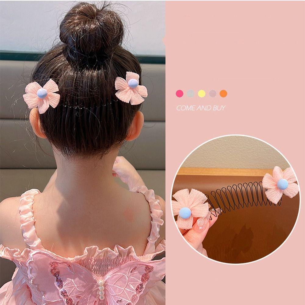 Spring Invisible Extra Hair Holder Teeth U Shape Hair Styling Comb Fashion   Children