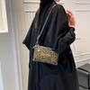 Women's Leopard Print Handbag Vintage Shoulder Bag