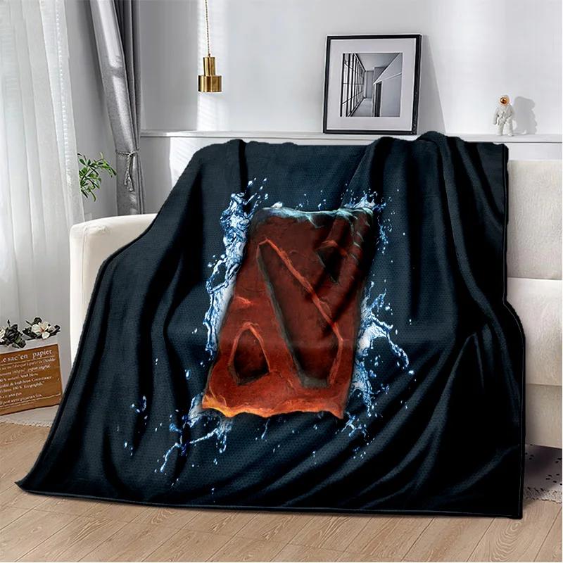3D Klassiker Spiel Dota2 Gamer Decke, Weiche Wohndecke für Zuhause Schlafzimmer Bett Sofa Picknick Reise Büro Ruhe Abdeckung Decke Kinder