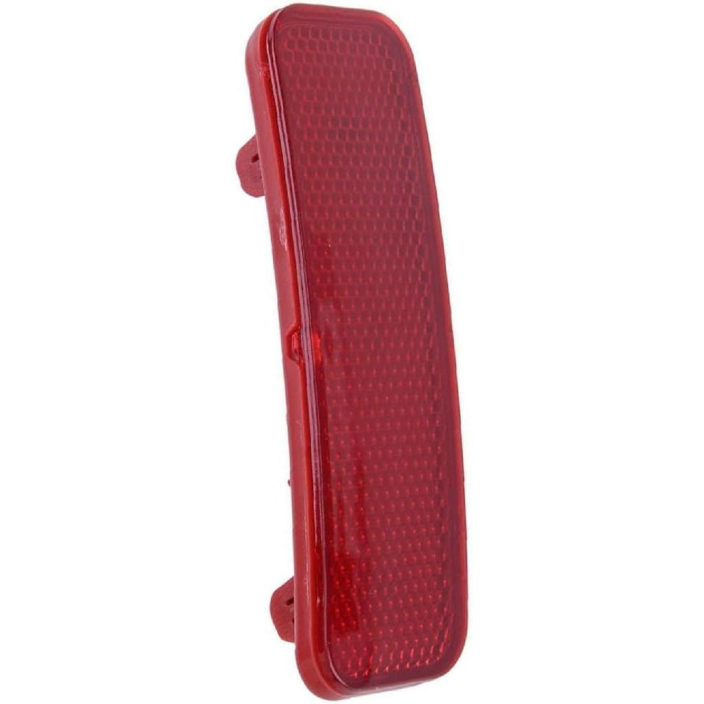 Red Rear Bumper Reflector, Compatible with Ford Transit 150/250/350/350 HD 2015-2020, Transit Connect 2014-2022, Brake Light Lamp Red Lens Rear