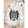 Comfortable Hooded Sweatshirt Outdoor Street Style Top