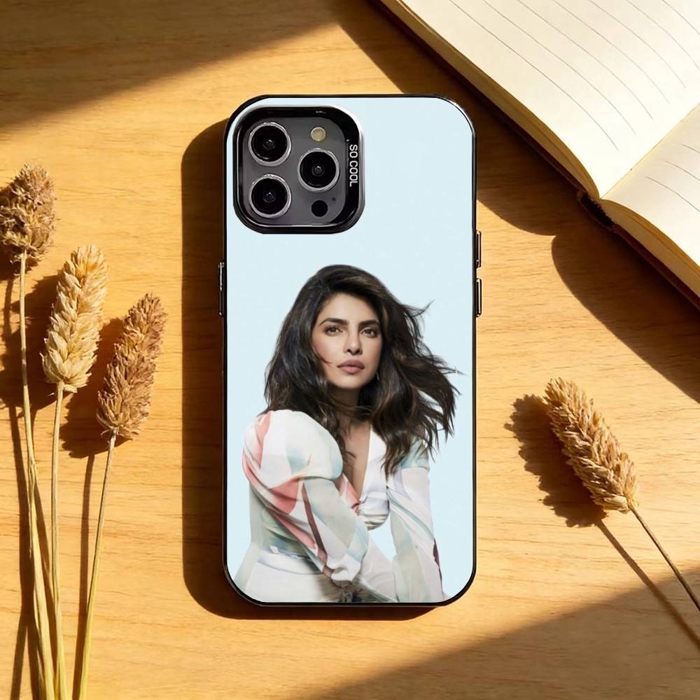 

P-Priyanka Chopra Jonas Black Candy silver phone case Phone Case For iPhone17,16,15,14,13,12,11 Plus,Pro Max iPhone16e