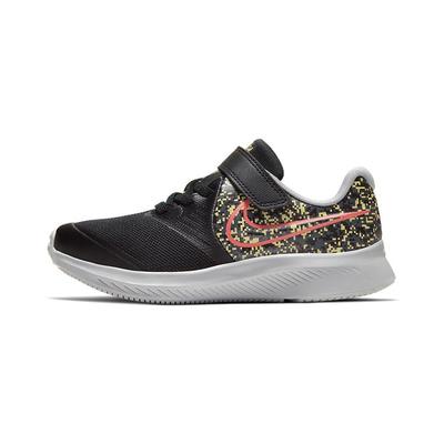 Star Runner 2 Rutschfest Stoßdämpfend Langlebig Atmungsaktiv Leicht Niedrig Geschnitten Kinder Laufschuhe Kinder Laufschuhe Schwarz Rot Gelb CD6823-002
