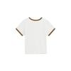 Vans Lefty Color Blocked Trim Round Neck Short Sleeve T-Shirt Women tops VN000WPKFS8