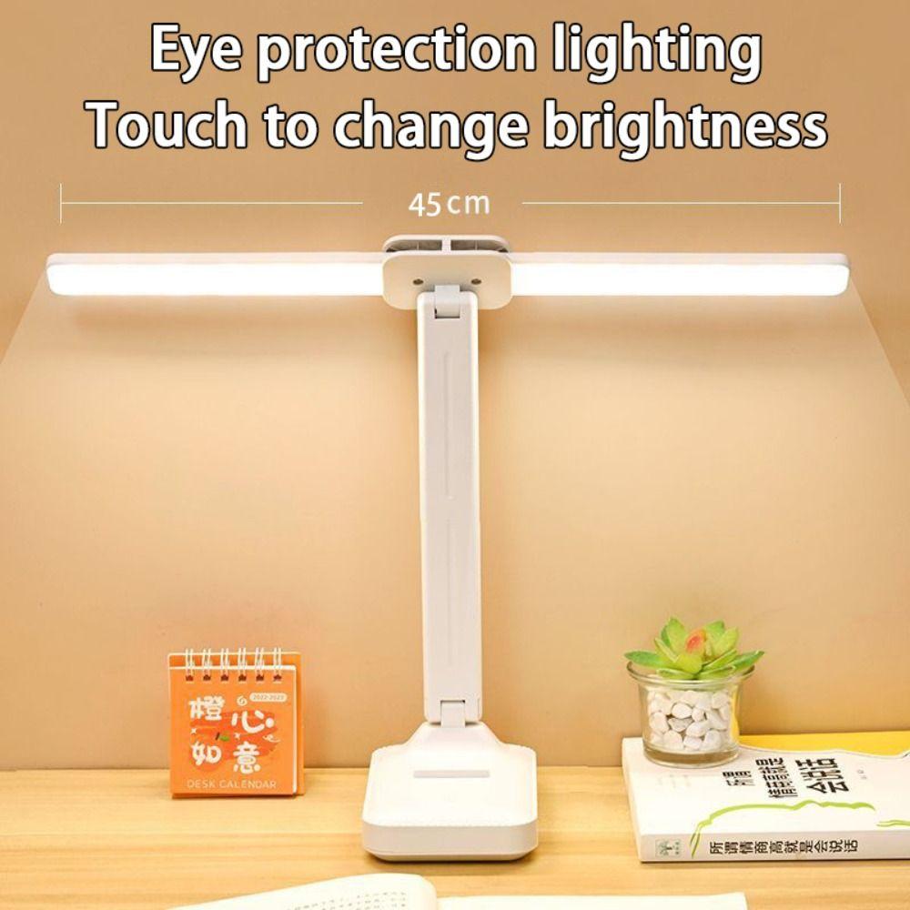 3 Levels Dimmable LED Desk Lamp Touch Control Foldable Reading Light Desk Lighting