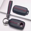 Honeycomb Car Key Cover for Toyota Raize Veloz Avanza Wigo Rush Calya Sigra Agya with Keychain Honeycomb Texture Racing Stripe Remote Key Protector