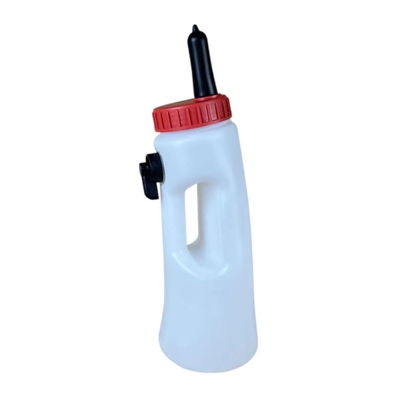 Calf Nursing Bottle Large Capacity with Nipple and Convenient Handle Livestock Tool Easy Feeding Tool