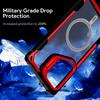 Luxury Transparent Shockproof Armor Case For Samsung Galaxy S25 S24 Ultra Plus Edge S25Ultra Magsafe Wireless Charge Stand Cover