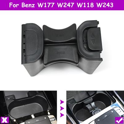 W177 W118 W247 W243 Oddělovač držáku nápojů na středové konzole automobilu Pro třídu Benz A B CLA GLA GLB EQA EQB -2025