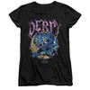 K-Pop Demon Hunters Womens/Ladies Rock Band Derpy Tiger Fitted T-Shirt