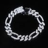 2023 Hip Hop Cuban Chain CZ Ice Out Bling Charm Anklet for Women Jewelry