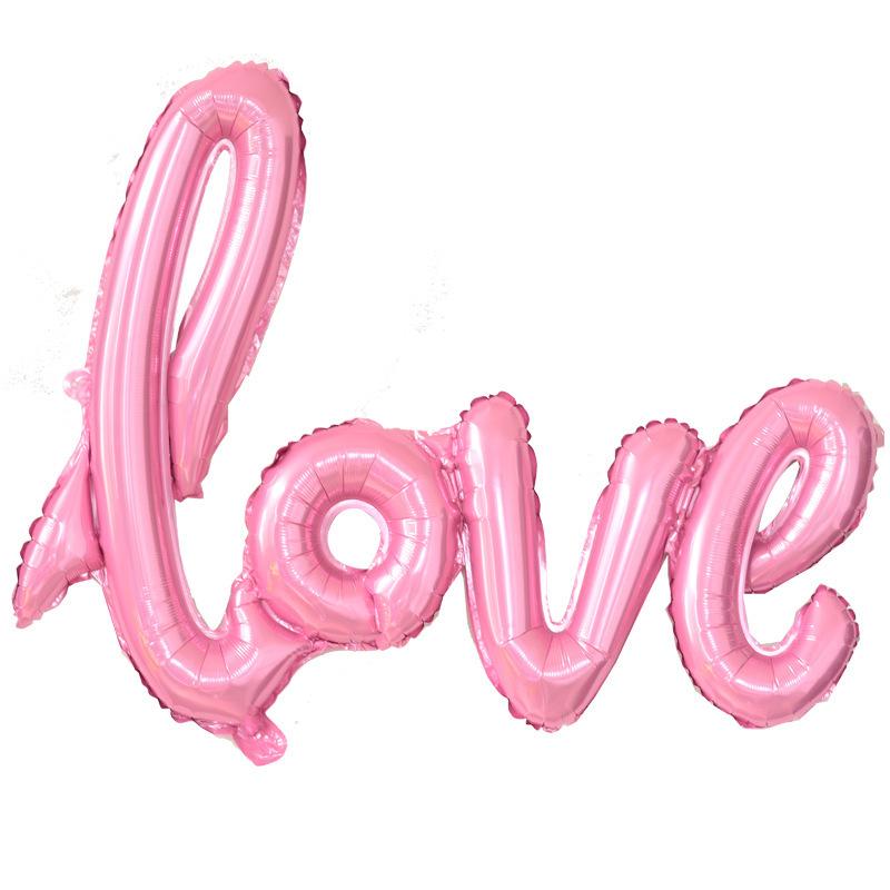 Siamese Love English Alphabet Balloon Birthday Party Decoration Party Aluminum Film Balloon Boy Gir Balloon