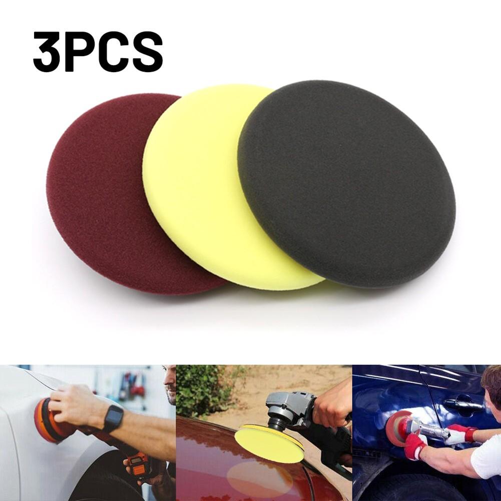 Brand New Useful Replacement Polisher Buffer Polishing Sanding Pad 150mm 3PCS/Set Assembly Foam Polishing Pads
