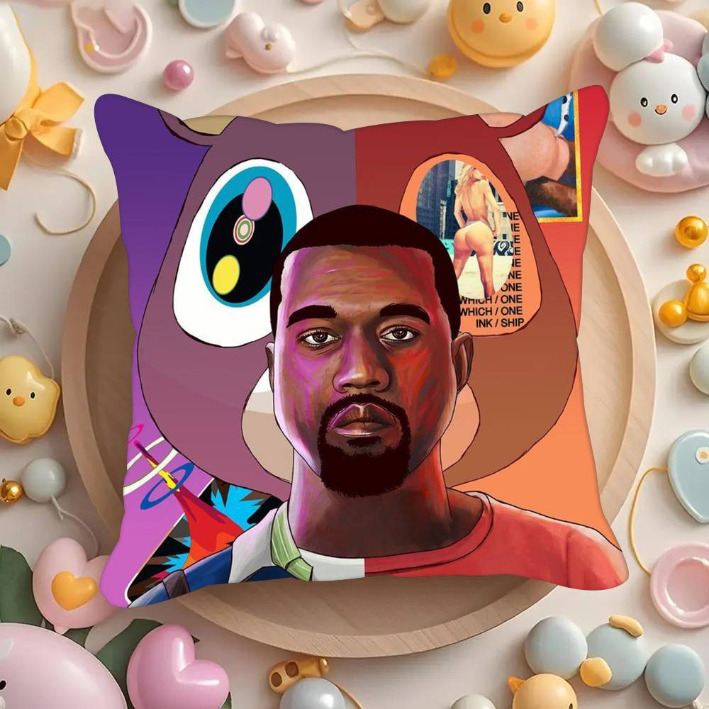 Singer Funny K-KanyES W-Wests  Pillowcases cushion covers living room sofas home decor gifts
