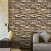 PVC 3D Brick Stone Wallpaper Vintage Style Wall Decor Fashion Peel and Stick Wall Sticker  Home